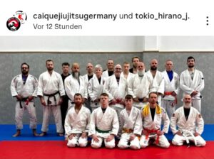 Alle Teilnehmer des Tokio-Hirano Judo Seminars beim TV Hagen
